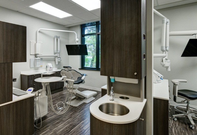 Dental office treatment room